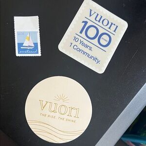 Vuori Cream sticker set